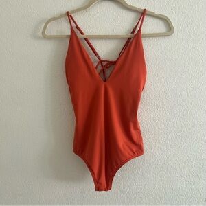 O'Neill Women's Red One Piece Swimsuit